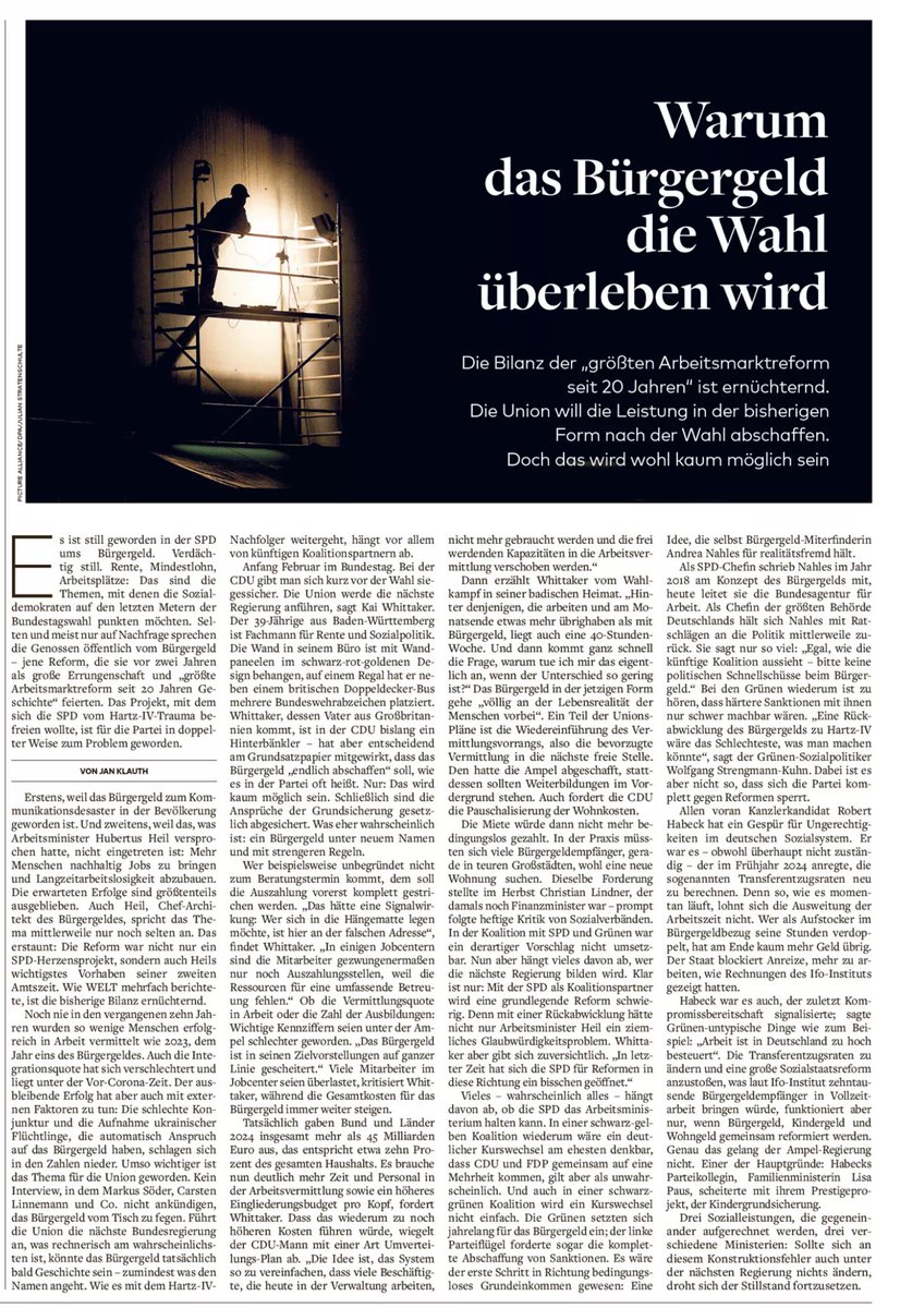 Michael Opielka (@michaelopielka) on Twitter photo #Bürgergeld nach der #Bundestagswahl (WELT 18.2.25): „Sanktionen“ unnütz, doch deutlich mehr Realismus unverzichtbar. Auch <a href="/Die_Gruenen/">BÜNDNIS 90/DIE GRÜNEN</a> <a href="/W_SK/">Dr. Wolfgang Strengmann-Kuhn</a> in ihrer vernünftigen Mehrheit für mehr Klarheit, ein #Grundeinkommen ist kein Schlaraffenland, sondern gerechte Basis. #Bürgergeld nach der #Bundestagswahl (WELT 18.2.25): „Sanktionen“ unnütz, doch deutlich mehr Realismus unverzichtbar. Auch <a href="/Die_Gruenen/">BÜNDNIS 90/DIE GRÜNEN</a> <a href="/W_SK/">Dr. Wolfgang Strengmann-Kuhn</a> in ihrer vernünftigen Mehrheit für mehr Klarheit, ein #Grundeinkommen ist kein Schlaraffenland, sondern gerechte Basis.