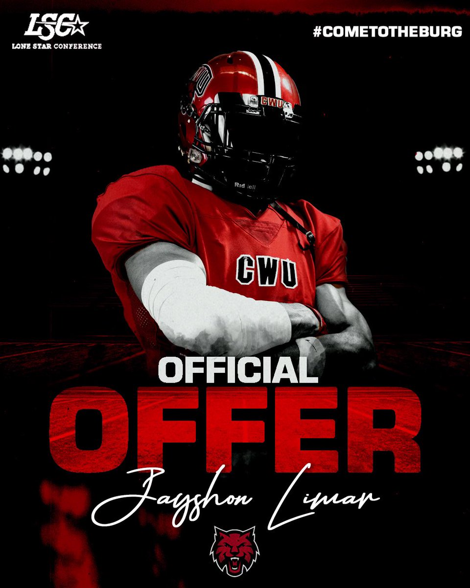 Jayshon Limar (@jayshonlimar) on Twitter photo Blessed to receive an official offer from Central Washington University. <a href="/CWUFB/">CWU Football</a> <a href="/BrandonHuffman/">Brandon Huffman</a> <a href="/LSHSVikingsFTB/">Lake Stevens HS Football</a> Blessed to receive an official offer from Central Washington University. <a href="/CWUFB/">CWU Football</a> <a href="/BrandonHuffman/">Brandon Huffman</a> <a href="/LSHSVikingsFTB/">Lake Stevens HS Football</a>