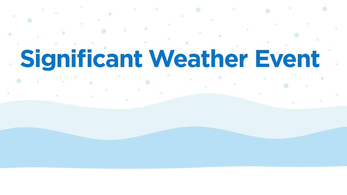 Significant Weather Event Declaration (Feb. 17 @ 6:30 p.m.): An Environment Canada winter weather travel advisory is in effect. 4-8 cm of snow is possible overnight. Our crews are monitoring conditions closely. #Mississauga
