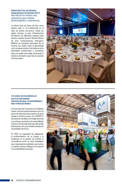 Centro de Convenciones Punta del Este (@puntadelestecec) on Twitter photo Punta del Este: epicentro de #innovación y #sostenibilidad en la industria #MICE
En la edición 99 de <a href="/eventoslatam/">Eventos Latinoamericanos</a>, te contamos cómo el Convention & Exhibition Center lidera en 2024 con eventos que apuestan a la innovación, el desarrollo sostenible y el #impactoglobal. Punta del Este: epicentro de #innovación y #sostenibilidad en la industria #MICE
En la edición 99 de <a href="/eventoslatam/">Eventos Latinoamericanos</a>, te contamos cómo el Convention & Exhibition Center lidera en 2024 con eventos que apuestan a la innovación, el desarrollo sostenible y el #impactoglobal.