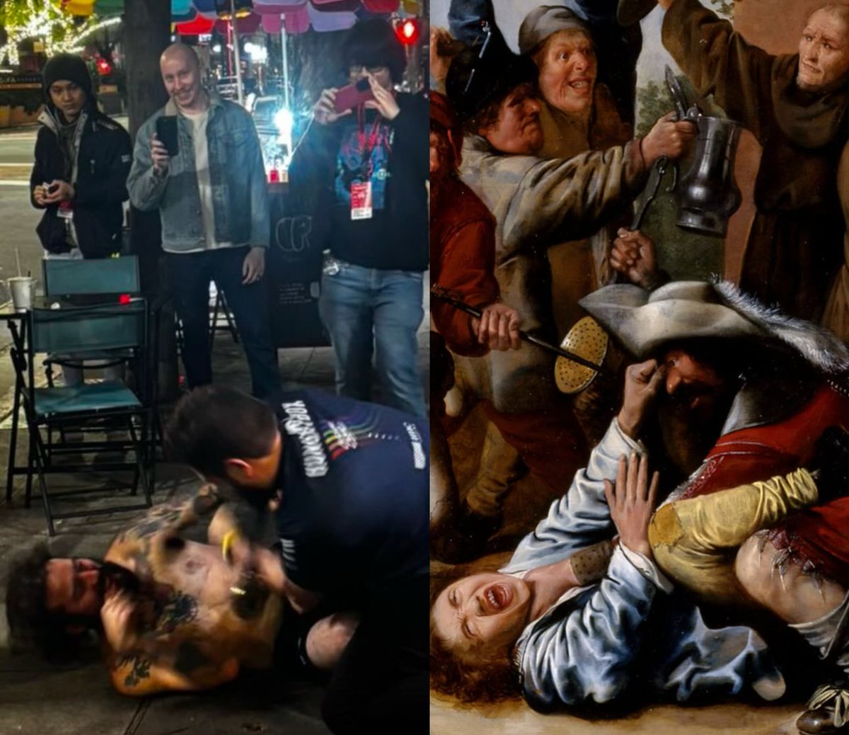 PracticalTAS's tweet image. Battle Between Carnival and Lent, Jan Miense Molenaer, ca. 1633–1634