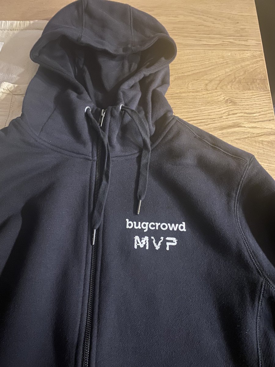 Thank you <a href="/Bugcrowd/">bugcrowd</a> for the awesome swag !

This hoodie is really nice 🔥

We are crushing it with <a href="/ElS1carius/">Sicarius</a> and will keep it up ;)

#ItTakesACrowd