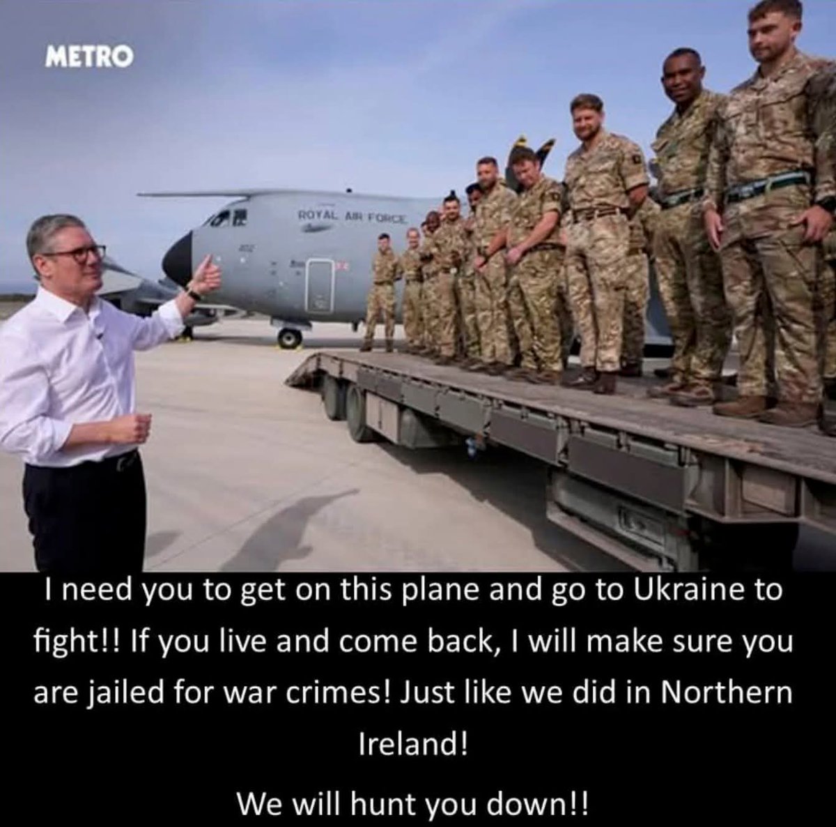 tlloydjones's tweet image. Here sums up my view on Starmer and the Ukraine conflict 👉