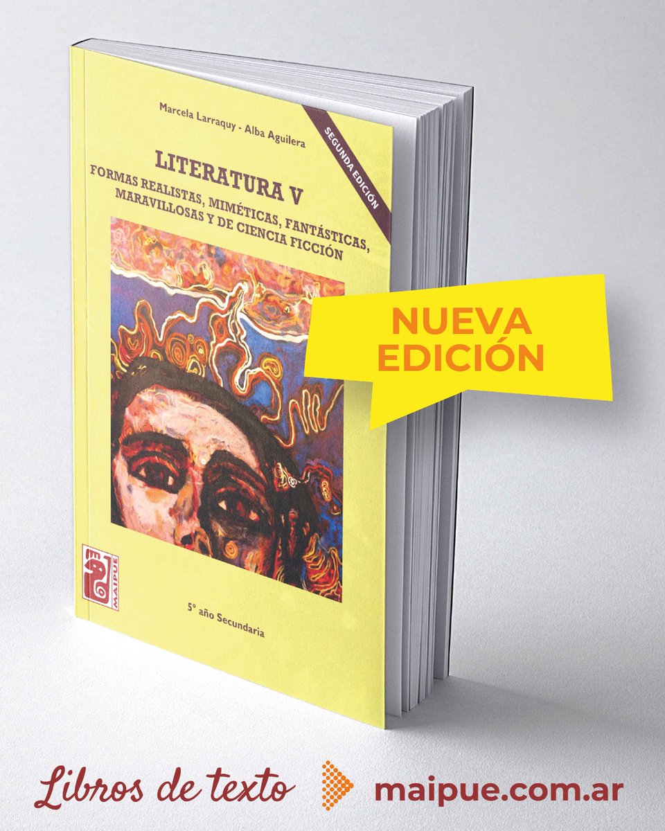 NUEVO Literatura V (2da edición)
¡YA DISPONIBLE!

📖 Pedilo en formato físico o digital.
maipue.com.ar/producto/liter…

¡Una lectura esencial para enriquecer tu aula y fomentar el pensamiento crítico en tus estudiantes!