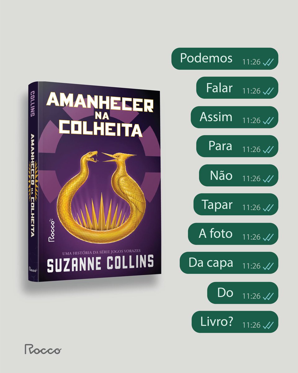 editorarocco's tweet photo. Podemos?
#Livros #CapasBonitas #Literatura #EditoraRocco https://t.co/caVcqLPzhx