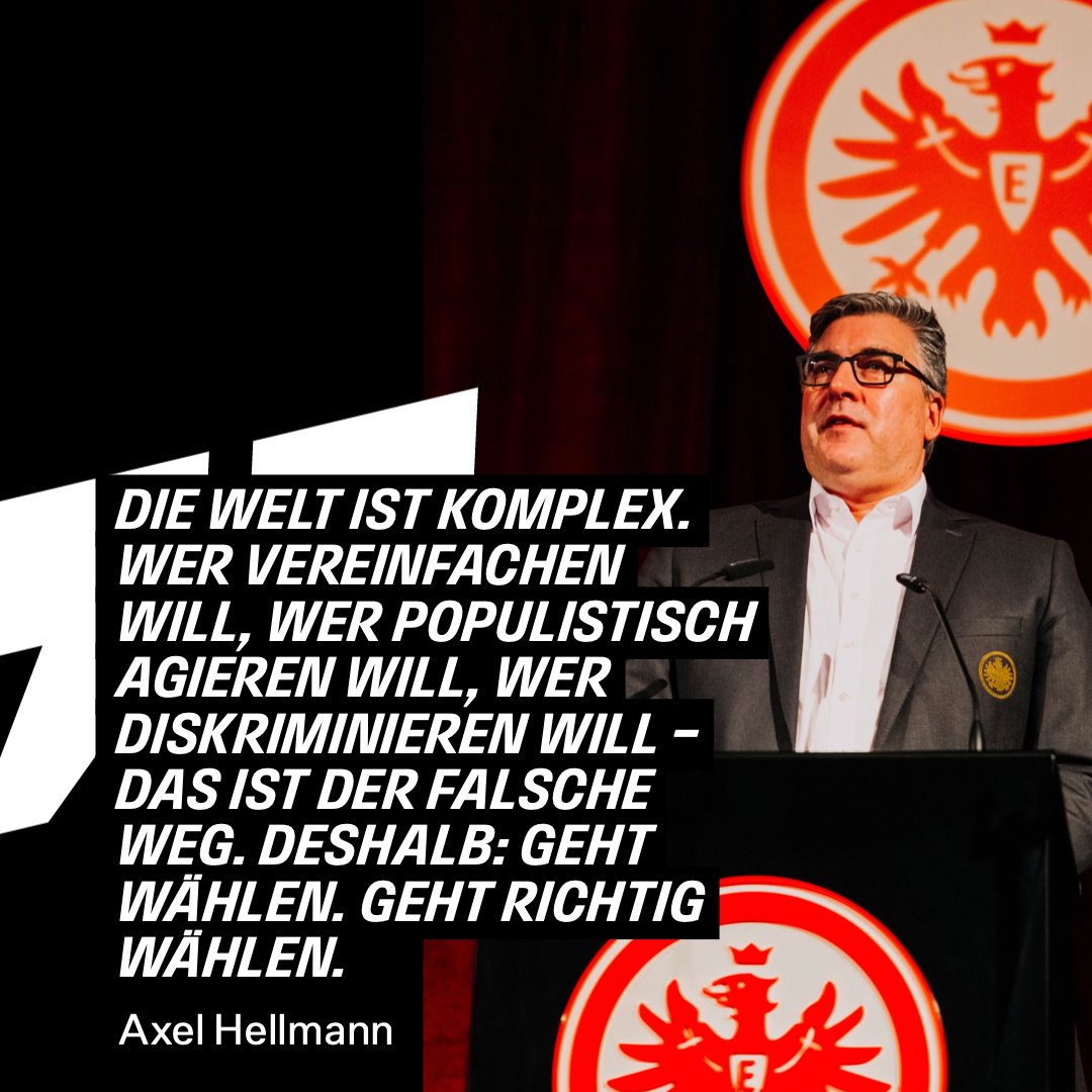 🗳️ Notieren, zu Herzen nehmen, Sonntag richtig wählen gehen!
#SGE | #MV2025