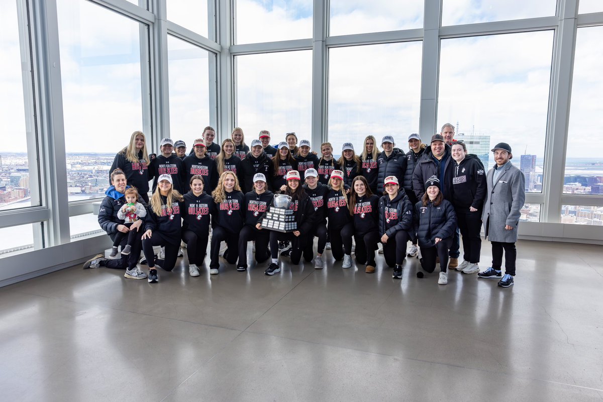 A view fit for champions! 

Thanks to View Boston for having us up to celebrate our Beanpot Championship!