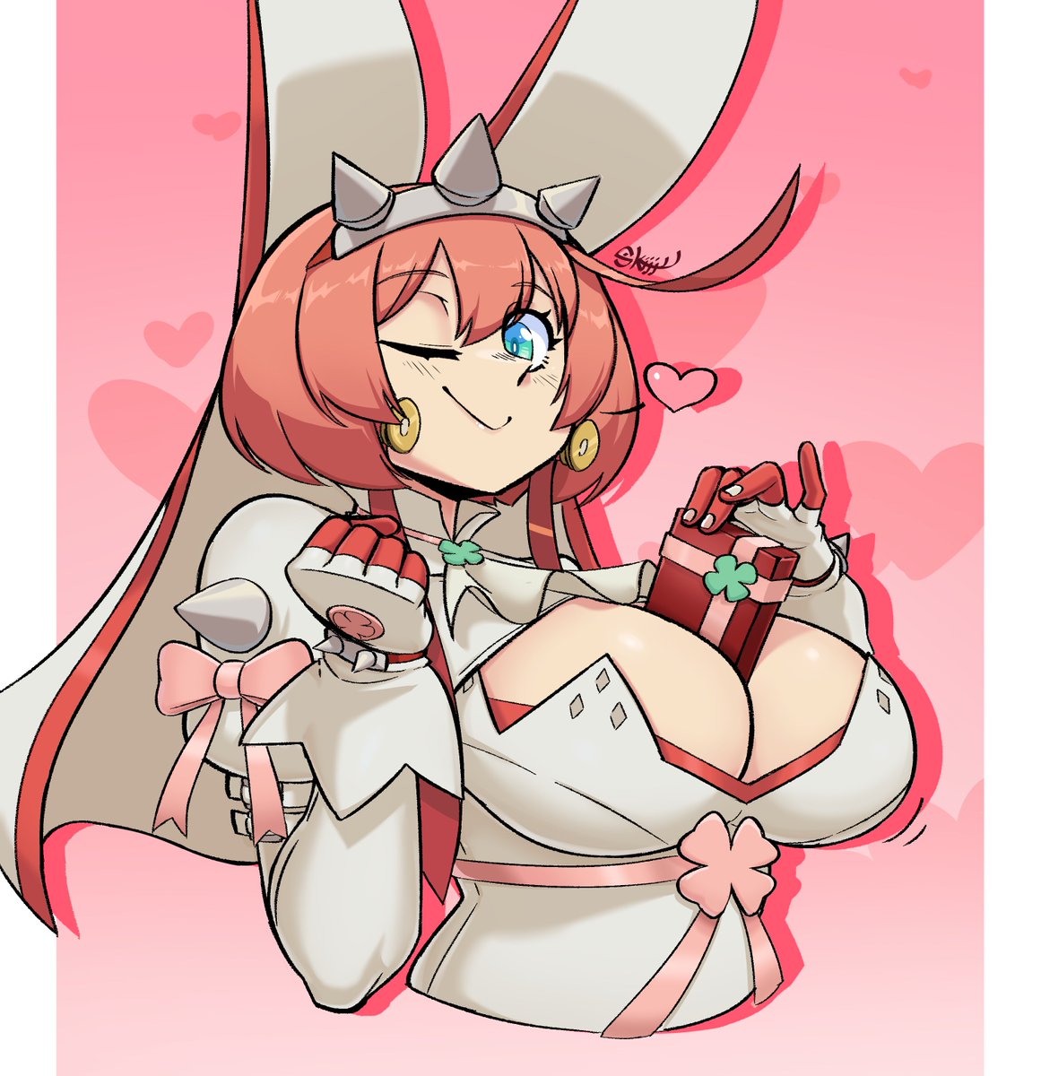 SkijjyF's tweet photo. Happy (late) Valentines from Ms. Valentine 💕
#elpheltnation #GGST https://t.co/ovmKBgztE0
