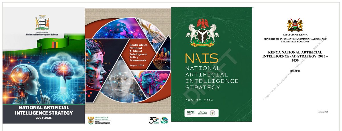 I was looking at African AI policies and I must wonder why Kenya's did not have a front page design in this year of our Lord 2025...but oh well....