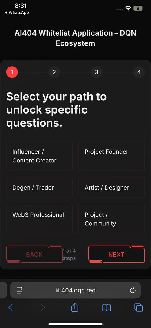 lisavax1's tweet photo. Presale application is live 🏃🏽

How do you get in?

▶️Click the website link- https://t.co/zAFMNJoLkb
◼️Connect X account
▶️Beat a high score
⏺️Unlock the 404 error by clicking “OK”
⏸️Congrats you’re in, fill the form.

You have 72 hrs ⏳ https://t.co/fSpZn4GT79