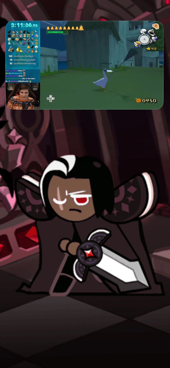 AtypicalJasper's tweet photo. @CRKingdomEN Dark choco cookie; 

How are you enjoying life without the sword and the cookies of darkness in your life??  Do you have any plans for the future?  Also please know you’re always loved by someone, inside and outside of your world :) https://t.co/dXgsQooAs5
