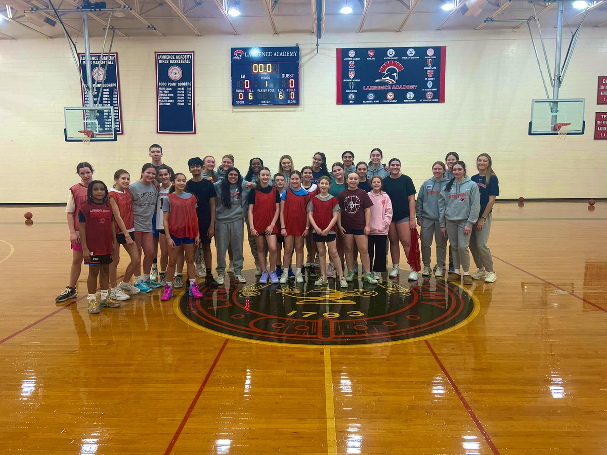 This past weekend before our game against Concord Academy - Lawrence Academy Girls’ Basketball hosted our 3rd Annual NGWSD Clinic! 60+ in attendance and lots of smiles as we share the game we all love! So proud of this team everyday as they continue to inspire and lead!