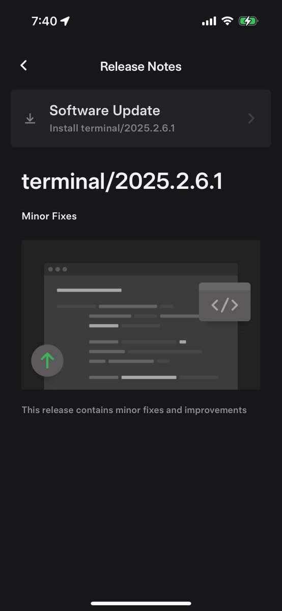 longzheng's tweet image. Australia is getting a weird Tesla software update version “terminal/2025.2.6.1”. Not sure if terminal is the branch name or commit username. Cc @WholeMarsBlog @SawyerMerritt