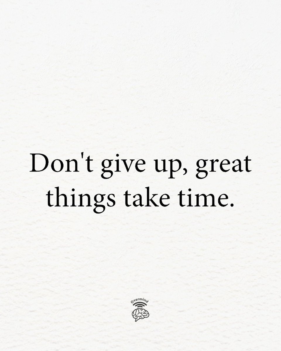 overmind01's tweet photo. Don't give up https://t.co/X0wMcG314h
