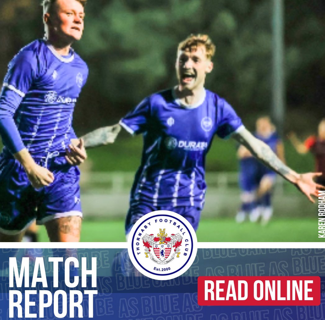 Match Report 🔵⚽️

Please read all about our last game against <a href="/BTFCOfficial/">Bedlington Terriers FC</a> 

#OneCLUB #OneCommunity #Thornaby  

📸 <a href="/krphotographics/">K & R Photographics</a>

Thornaby FC are looking to climb back into the Ebac Northern League Division Two play-off places on Wednesday night after sealing a return to