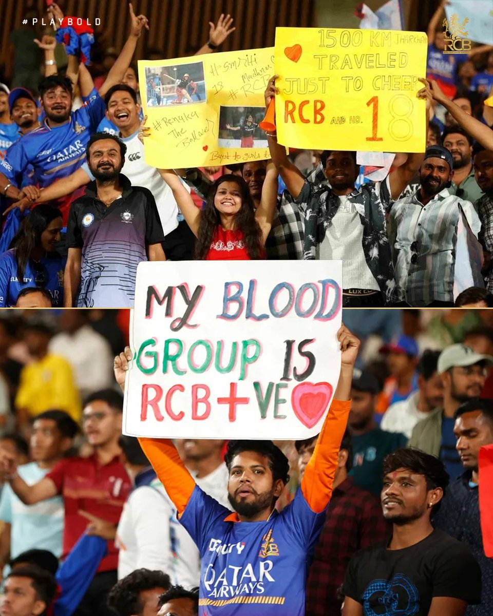 RCBTweets's tweet photo. Thank you Vadodara. 🫶

Your cheers were loud for us and the affection was on full display. This will be remembered for years to come. ❤️

#PlayBold #ನಮ್ಮRCB #SheIsBold #WPL2025 #DCvRCB https://t.co/jHnlR1HPD2