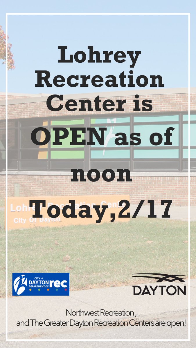 Lohrey is Open! Thank you for your patience!