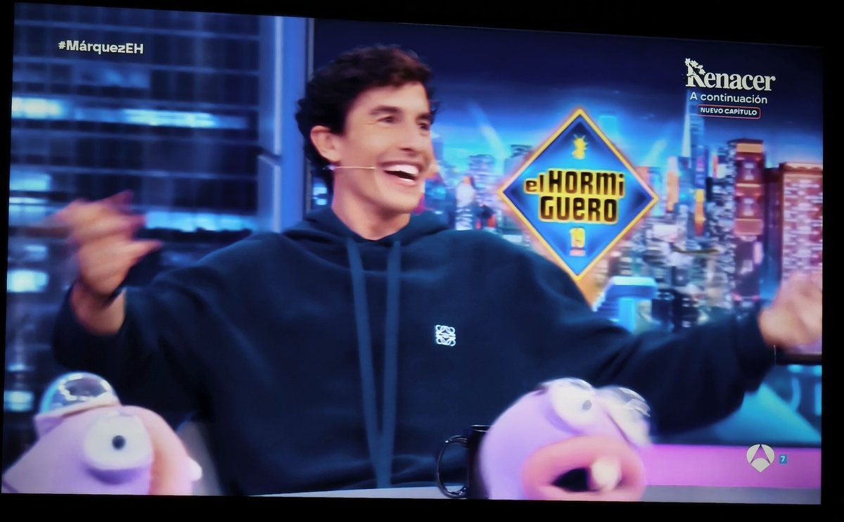 Pablo Motos: -Es tu visita número 13 a 'El Hormiguero'.

Marc Márquez: - 12+1, en las motos no existe el 13. 

Pablo Motos: - ¿Y eso a qué se debe?

Marc Márquez: El gran Ángel Nieto dijo que daba mala suerte y yo lo respeto.