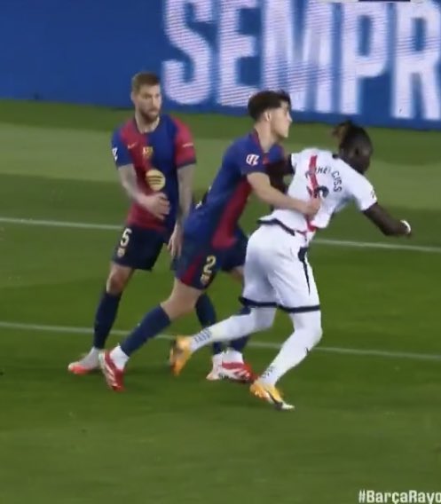 Did FC Barcelona rob a team today? on X: "Yes. BEYOND SCANDALOUS! In 45  minutes, poor Rayo Vallecano had 2 penalties denied and a legitimate goal  disallowed, while Barca got a penalty