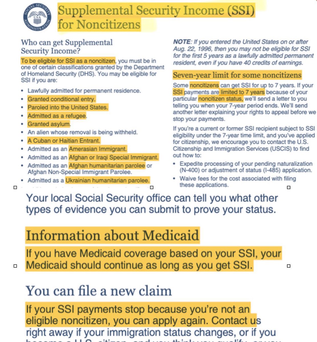 4familyfreedom4's tweet photo. @pepesgrandma @BanksChnl Refugees automatically qualify for SSI and Medicaid!! https://t.co/SSI0cr2HpO