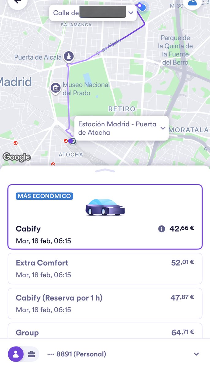Perdona <a href="/cabify_espana/">Cabify España</a> 
40 euros para un trayecto de 15 minutos?