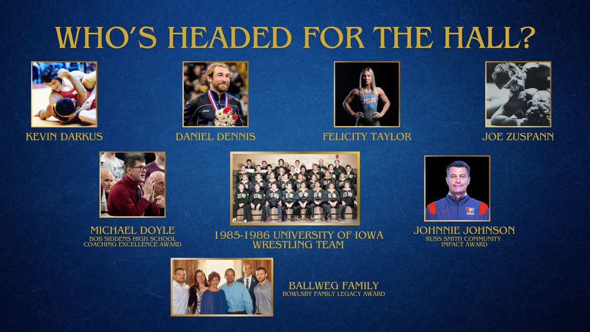 Glen Brand Wrestling Hall of Fame of Iowa Announces Class of 2025!  

Read more: bit.ly/41hSlTD

Purchase tickets: bit.ly/4hYeYC3