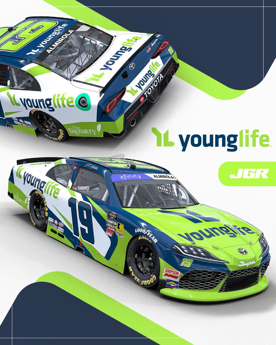 🚨 NEWS 🚨 

<a href="/Aric_Almirola/">Aric Almirola</a> will return to the #NASCAR Xfinity Series for nine races behind the wheel of the No. 19 <a href="/YoungLife/">Young Life</a> Toyota GR Supra, starting this week at Atlanta.

Learn more about Young Life at younglife.org