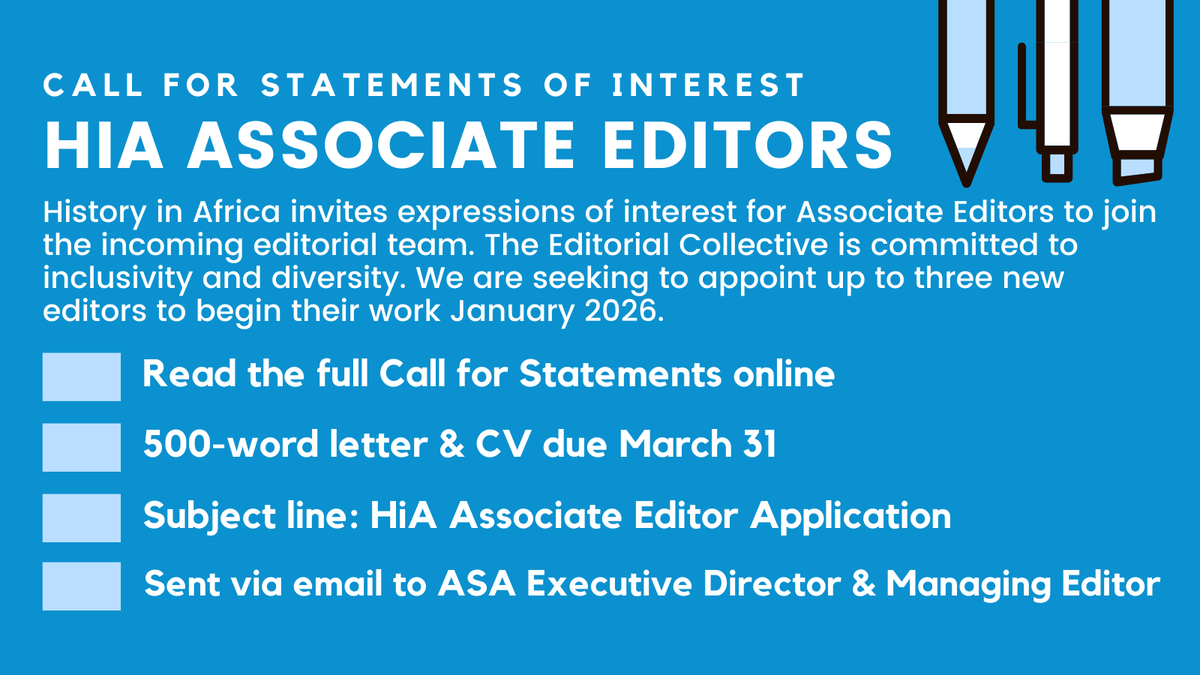 African Studies Association tweet media
