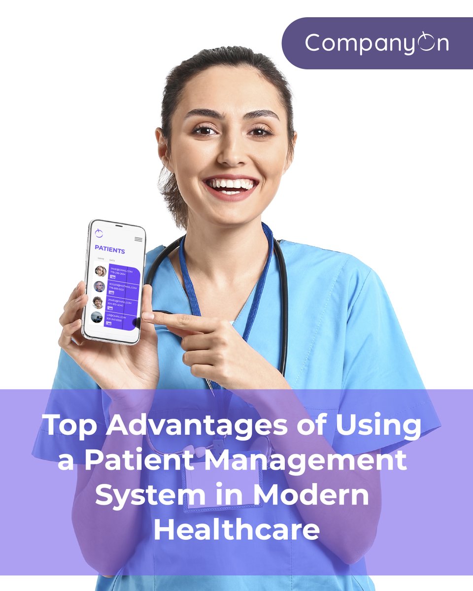companyonapp's tweet photo. 🚀 Transform your healthcare practice with a Patient Management System! Optimize workflows, enhance patient experience, and streamline operations effortlessly.

📲 Learn more: https://t.co/epDjp8j3AS https://t.co/byLQAkMCjA