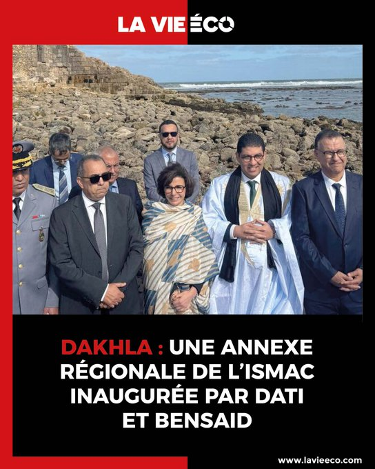 MounaNaceri's tweet photo. The Moroccan Minister of culture, @mehdiBensaid and his French counterpart, @datirachida , are visiting Dakhla, a rare gem of the Moroccan Sahara, where the dunes meet the Atlantic Ocean.😊🇲🇦👌✅
#Morocco #MoroccanSahara #Dakhla #Bensaid #Dati https://t.co/tSPt3pljio