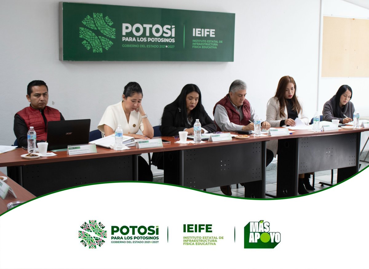 Estataleduc2127's tweet photo. El día de hoy se llevó acabo la Primer Sesión Ordinaria de la H. Junta Directiva del Instituto Estatal de Infraestructura Física Educativa SLP
#IEIFE
#PotosíParaLasyLosPotosinos
#GobiernoDelEstadoSLP https://t.co/qINLAyyH3Z