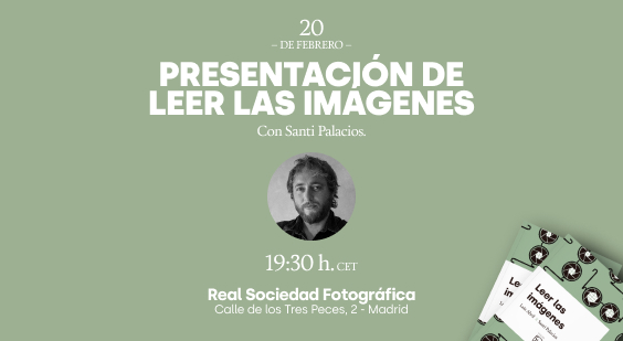 Revista 5W (@revista5w) on Twitter photo 🗓️ Este jueves 20 de febrero, <a href="/SantiPalacios/">Santi Palacios</a> estará en en <a href="/es_RSF/">RSociedadFotografica</a> (calle de los Tres Peces 2, Madrid) para presentar "Leer las imágenes", nuestro último número de la colección VOCES 5W.
🎟️ ¡Entrada libre hasta completar aforo! 🗓️ Este jueves 20 de febrero, <a href="/SantiPalacios/">Santi Palacios</a> estará en en <a href="/es_RSF/">RSociedadFotografica</a> (calle de los Tres Peces 2, Madrid) para presentar "Leer las imágenes", nuestro último número de la colección VOCES 5W.
🎟️ ¡Entrada libre hasta completar aforo!