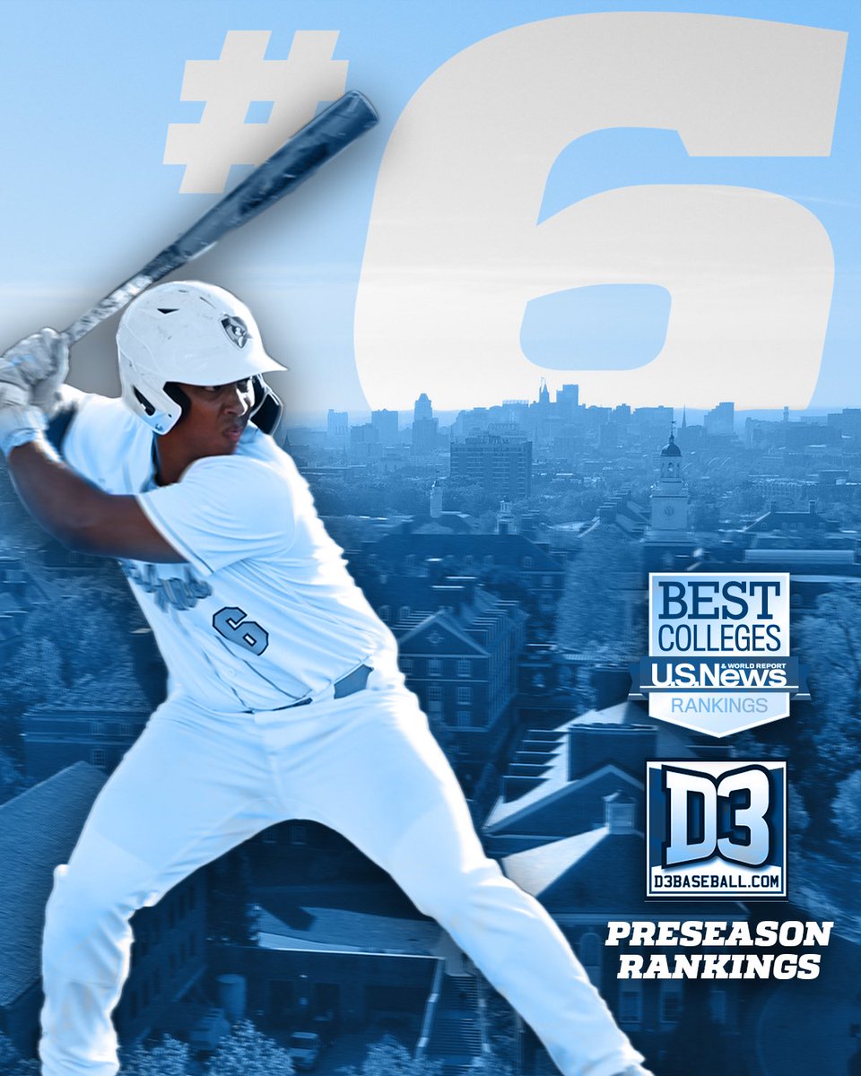 Johns Hopkins Baseball (@jhubaseball) on Twitter photo The Jays are #️⃣6️⃣ in the country in more ways than one!
Johns Hopkins has been named the 6th Best University in the nation by <a href="/usnews/">U.S. News & World Report</a> & 6th in the Preseason Poll by <a href="/d3baseball/">D3baseball</a>! #GoHop The Jays are #️⃣6️⃣ in the country in more ways than one!
Johns Hopkins has been named the 6th Best University in the nation by <a href="/usnews/">U.S. News & World Report</a> & 6th in the Preseason Poll by <a href="/d3baseball/">D3baseball</a>! #GoHop