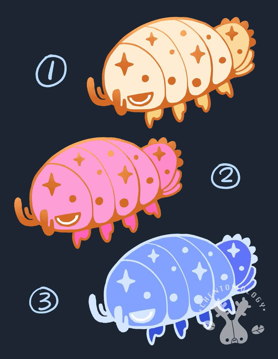 New pin design: it’s the giant isopod this time! Please let me know if you have any interest, thought or preference 💚💚
