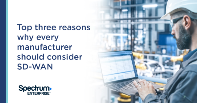 Digital transformation is reshaping the manufacturing industry in a way that legacy MPLS networks weren't designed to support. See how a secure SD-WAN solution can help manufacturers accelerate digital transformation. ow.ly/AWMa50UOIkp #SEemp