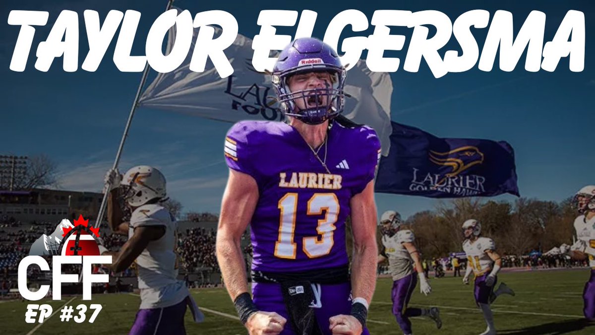 Canadian Football Fanatics (@_cffanatics) on Twitter photo Episode #37 featuring <a href="/ElgersmaTaylor/">Taylor Elgersma</a> is now available on our YouTube channel!🇨🇦🏈
In this episode, Taylor talks about not playing football till he was in the 10th grade, his <a href="/WLUAthletics/">Laurier Golden Hawks</a> career, and becoming the next professional Canadian QB. ⬇️⬇️⬇️
youtu.be/agJcYLjTb9A?si… Episode #37 featuring <a href="/ElgersmaTaylor/">Taylor Elgersma</a> is now available on our YouTube channel!🇨🇦🏈
In this episode, Taylor talks about not playing football till he was in the 10th grade, his <a href="/WLUAthletics/">Laurier Golden Hawks</a> career, and becoming the next professional Canadian QB. ⬇️⬇️⬇️
youtu.be/agJcYLjTb9A?si…