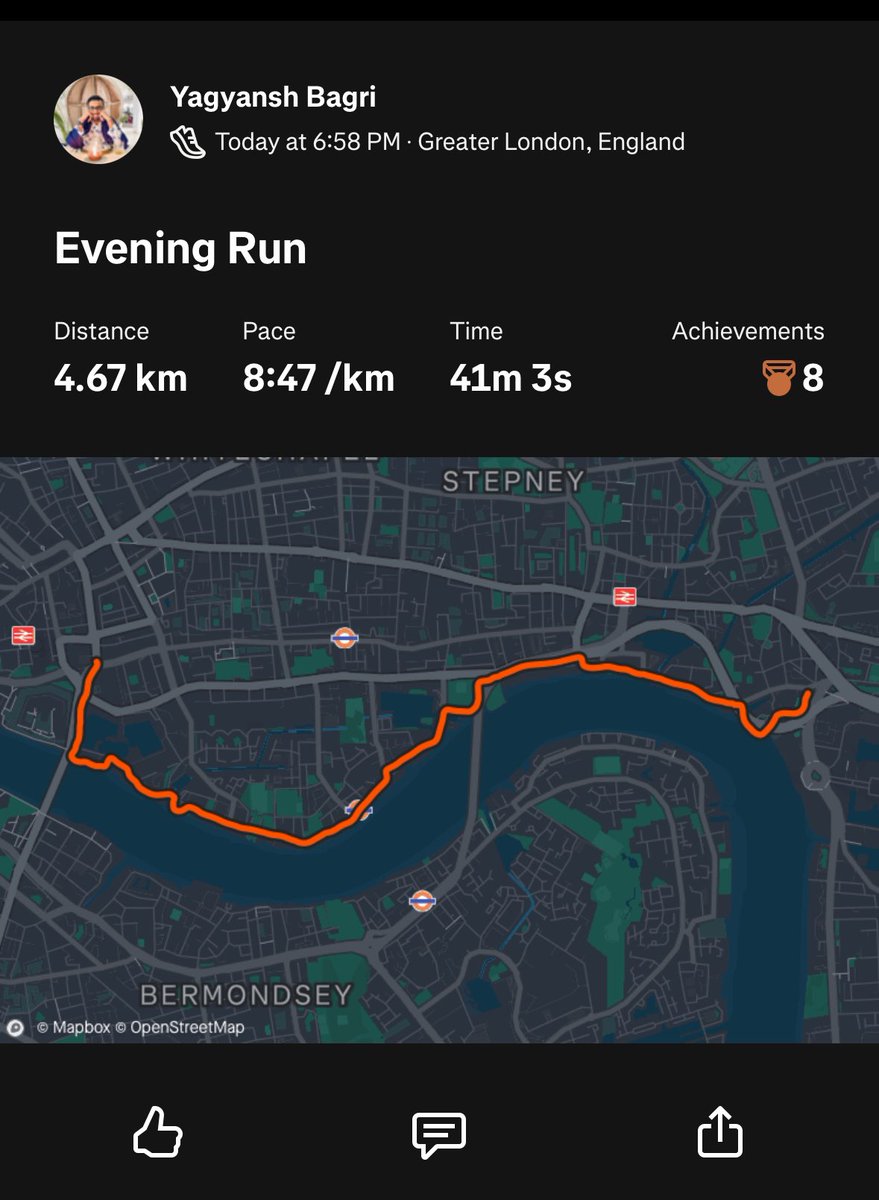 went for a social run ft. <a href="/hrushihihi/">Hrushi</a>