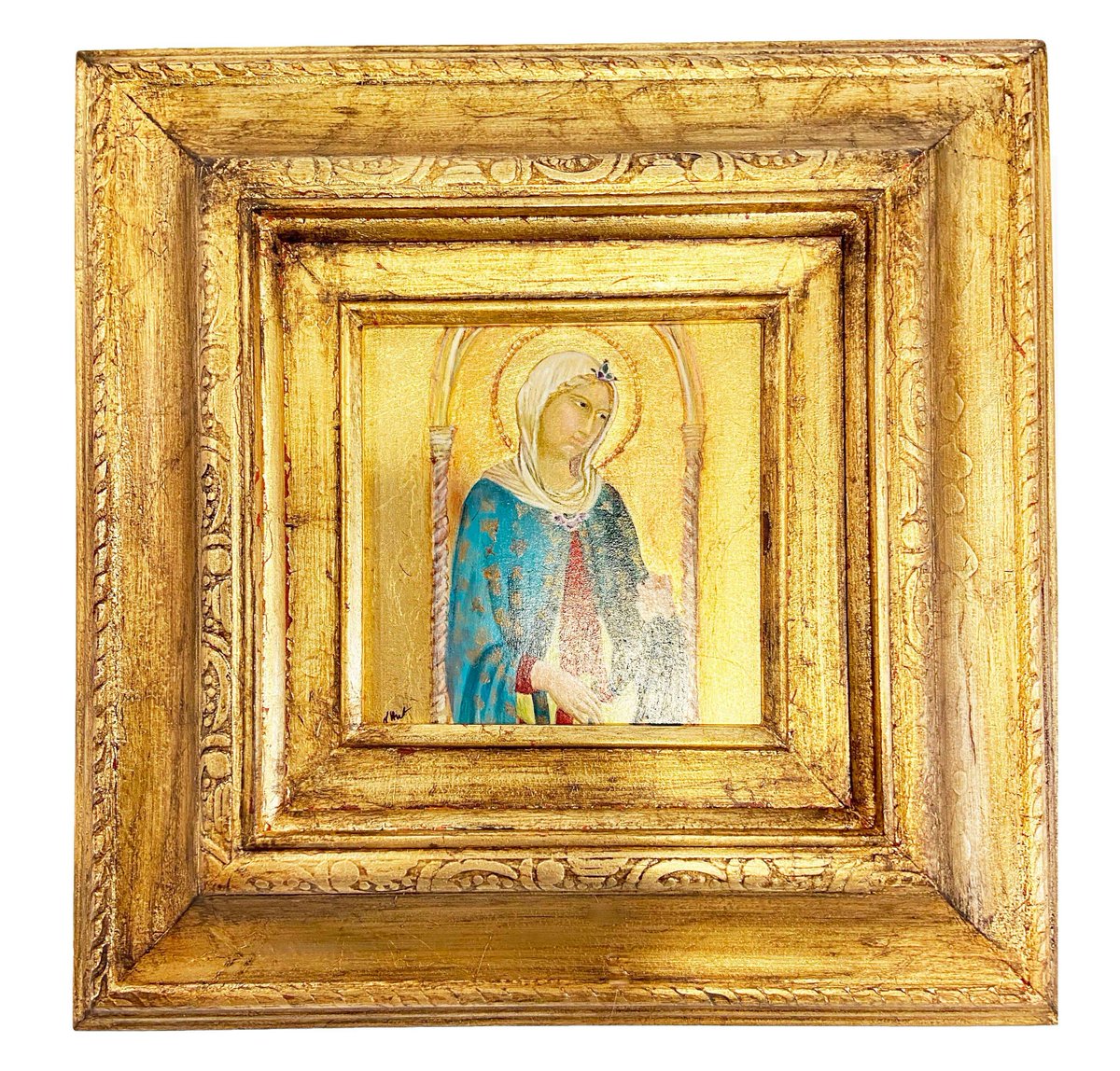 InventifDesigns's tweet image. Gilded Framed Oil Painting Saint Lucy Antique Style$275.00https://www.inventifdesigns.com/products/gilded-framed-oil-painting-saint-lucy-48945
#antiquesilver #vintagedining