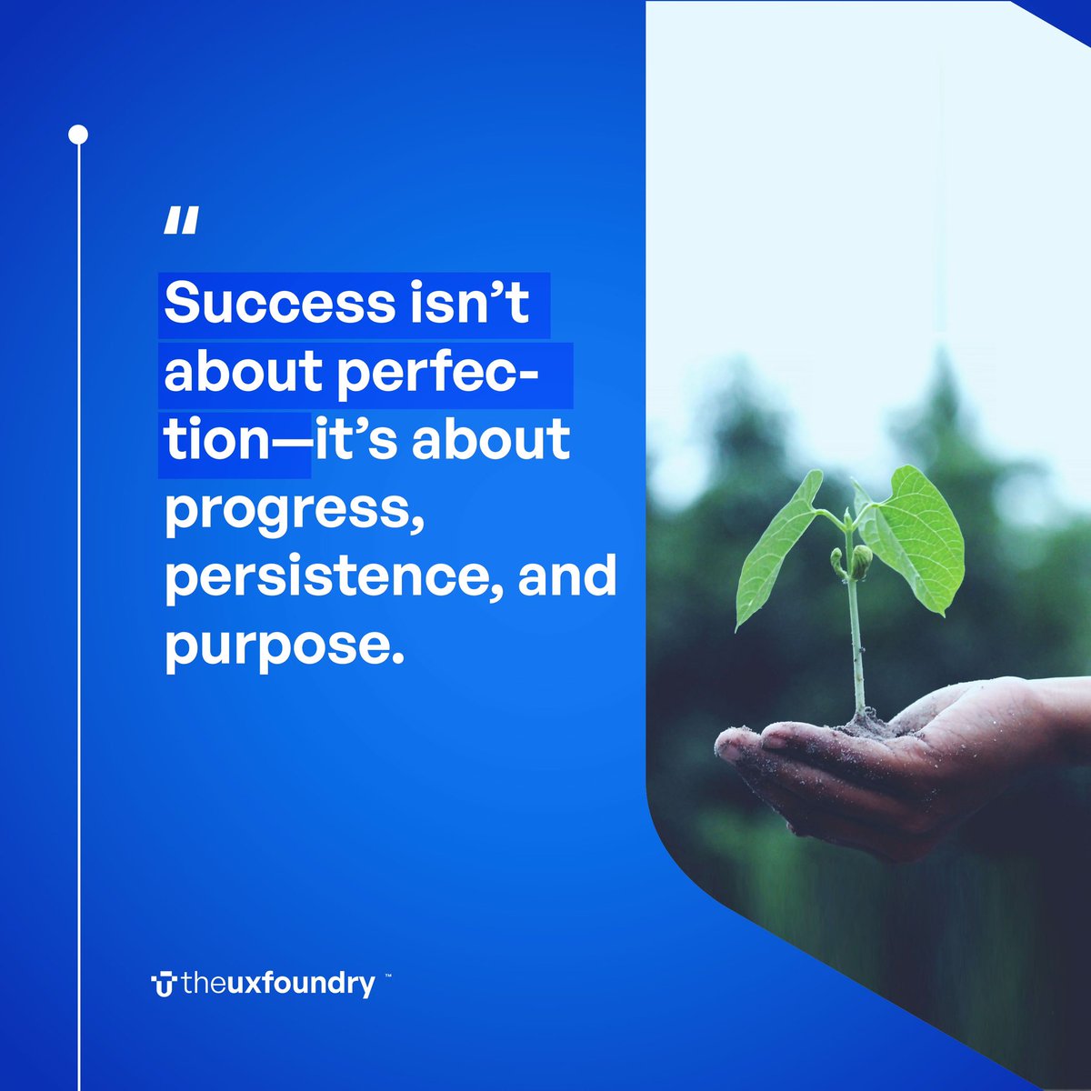 The UX Foundry (@uxfoundryng) on Twitter photo 🚀 Success isn’t about perfection—it’s about progress, persistence, and purpose. Keep going, keep growing! 💪✨ 
#uxfoundry #MondayMotivation #KeepGrowing #StayPersistent 🚀 Success isn’t about perfection—it’s about progress, persistence, and purpose. Keep going, keep growing! 💪✨ 
#uxfoundry #MondayMotivation #KeepGrowing #StayPersistent