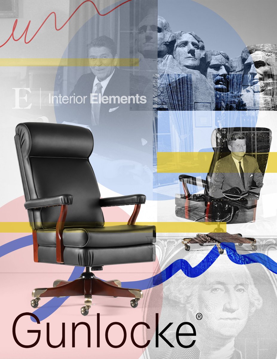 A Legacy of Leadership, A Seat of Distinction 🇺🇸✨

 This President’s Day, Interior Elements is proud to offer a chair that has played a role in shaping history—the Gunlocke Washington Executive Chair. For nearly a century, this iconic chair has been the trusted seat of nine U.S.