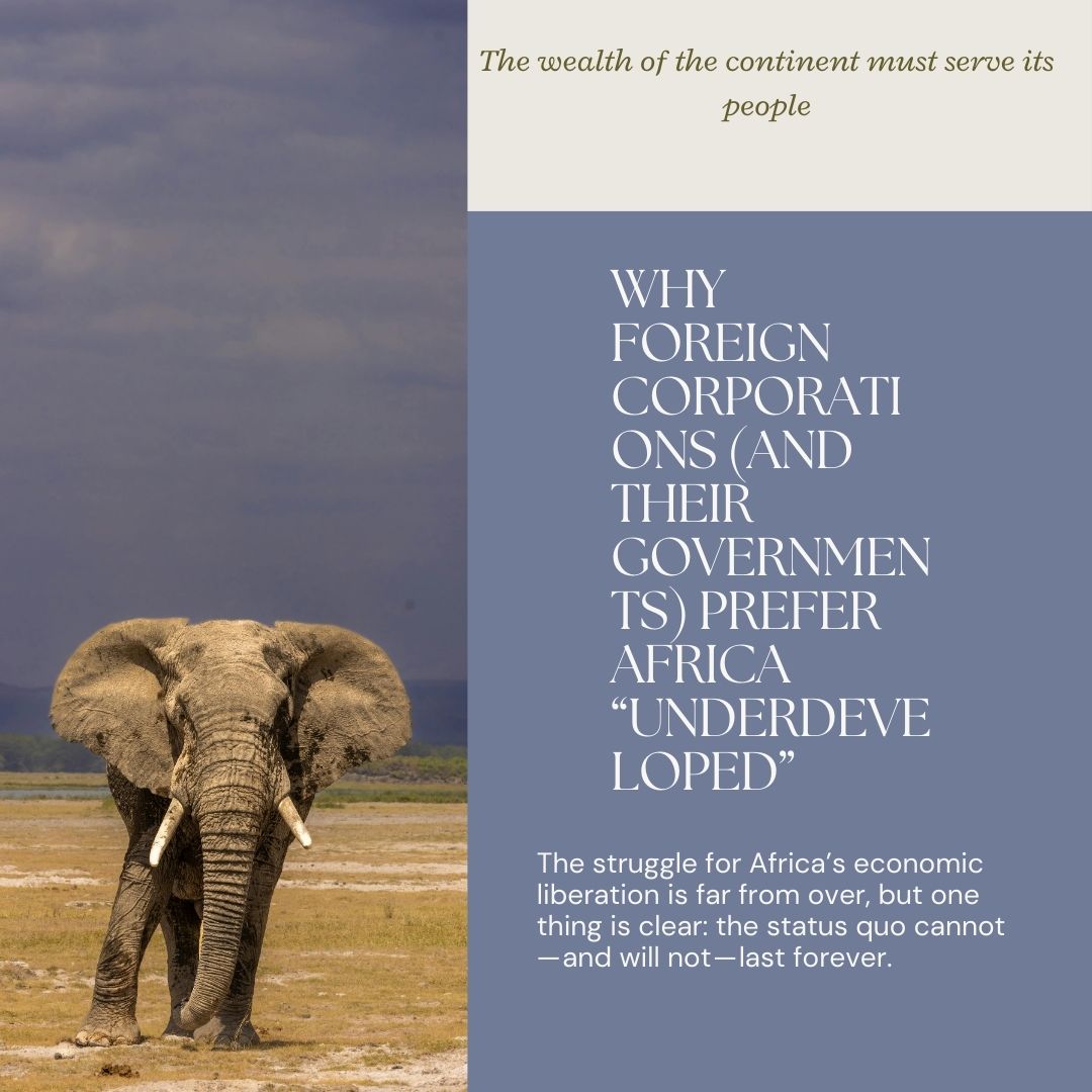 DreamsOnTURBO's tweet image. I just published WHY FOREIGN CORPORATIONS (AND THEIR GOVERNMENTS) PREFER AFRICA ‘UNDERDEVELOPED’ link.medium.com/oqYnA37r4Qb  #Africa #Underdevelopment #ResourceExploitation #ForeignInterests #Neocolonialism #EconomicJustice #DebtTrap #CorruptGovernance #NigeriaOil #Congo #USAID #UK