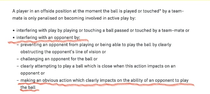 shai_g3's tweet photo. @AleMorenoESPN @ESPNFC Disappointed in your take on the offside call during halftime. It's not a matter of interpretation. It's black &amp; white in the rules https://t.co/qKxKhlxVJd https://t.co/yuiHs7DRpP