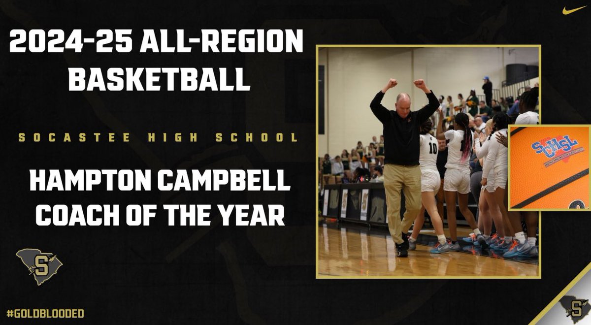 I am honored to have been selected by my 5A Region 6 peers as Region Coach of the Year. I couldn’t win this without a supportive principal and AD, a great group of girls on the team, awesome coaches, a great booster club, &amp; parents who are 100% behind the program! GO LADY BRAVES!