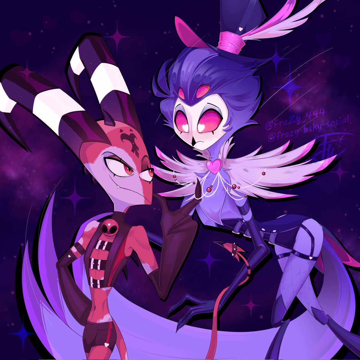 FraZy_444's tweet image. 💗💜💗💜💗
#HelluvaBoss #HelluvaBossStolas #HelluvaBossBlitzo #Blitzo #Stolas #Stolitz