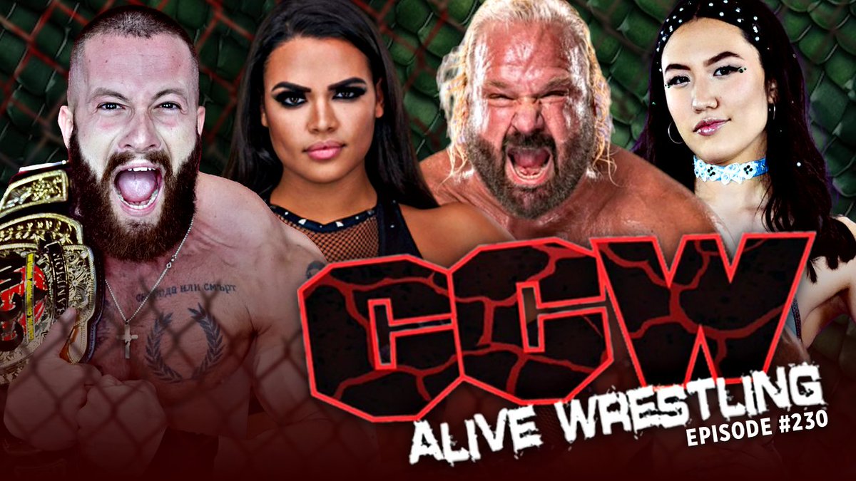 TOMORROW at 7/6c
Tuesday Night #CCWAlive

Two STEEL CAGE MATCHES from THE KUMITE 6

- World Title: Meto (c) vs Andrew Anderson
- Nikki Blackheart vs Clara Change

Watch it on YouTube and 𝕏.
Don't miss the action!