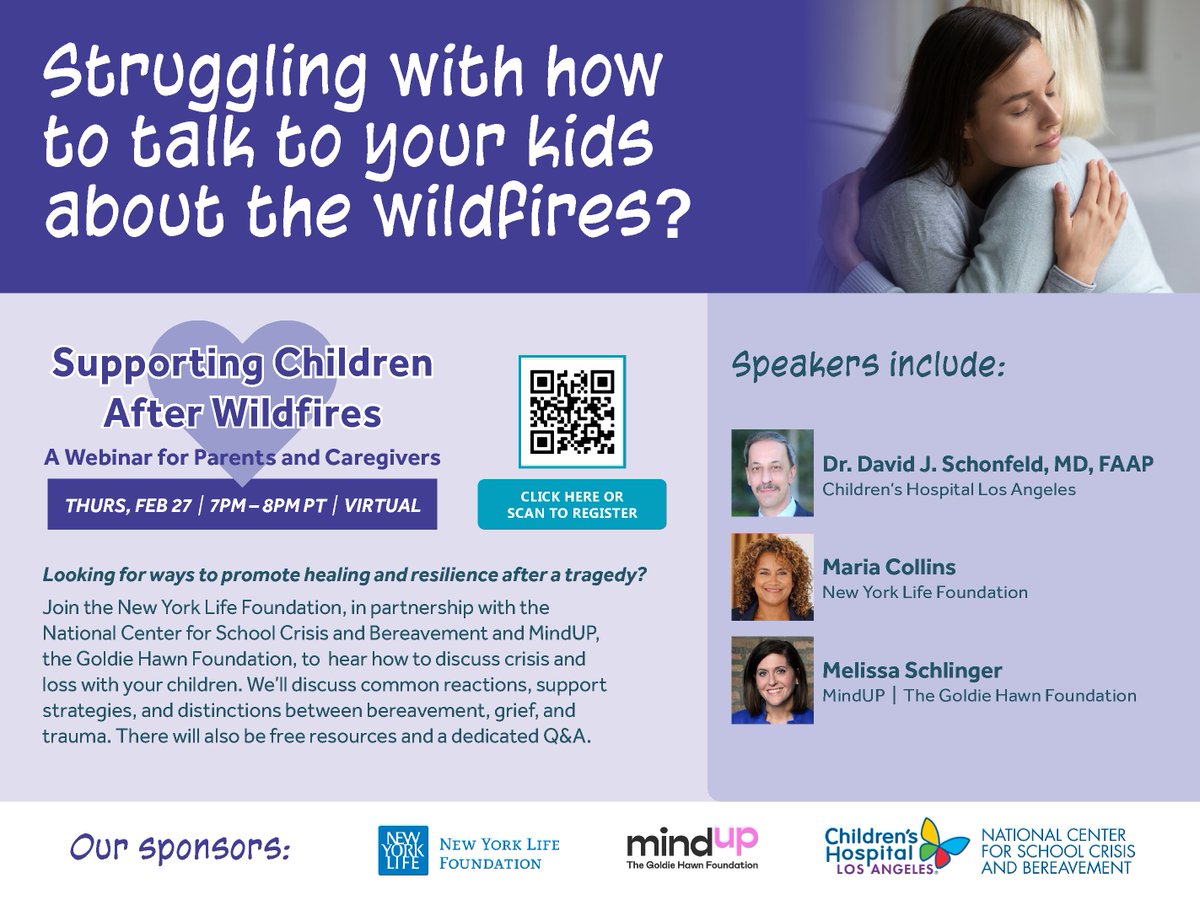 Parents and Caregivers, join us for an insightful webinar on healing and resilience after tragedy. Register: nylife.zoom.us/webinar/regist…