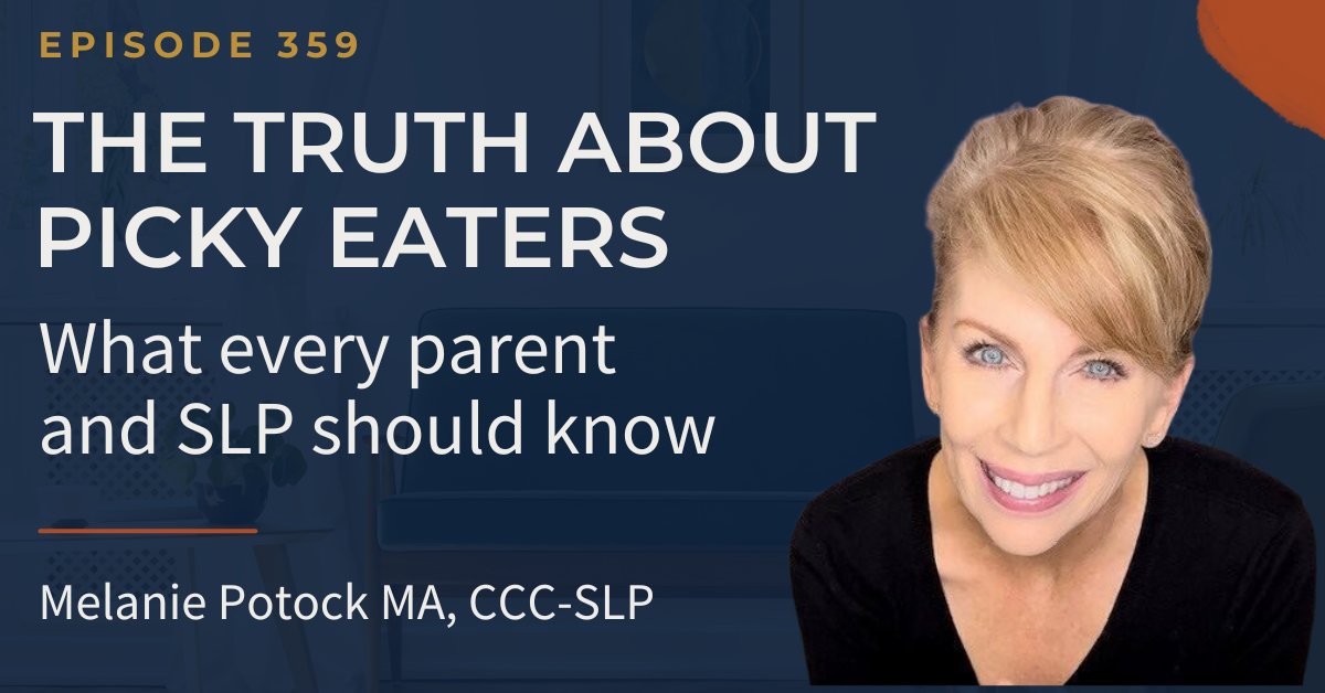Feeding challenges can contribute to high levels of stress and even PTSD for the families we serve.
Thankfully, renowned feeding specialist Melanie Potock, MA, CCC-SLP, brings her 25 years of experience and expertise to the table (pun intended)!
syppodcast.com/359