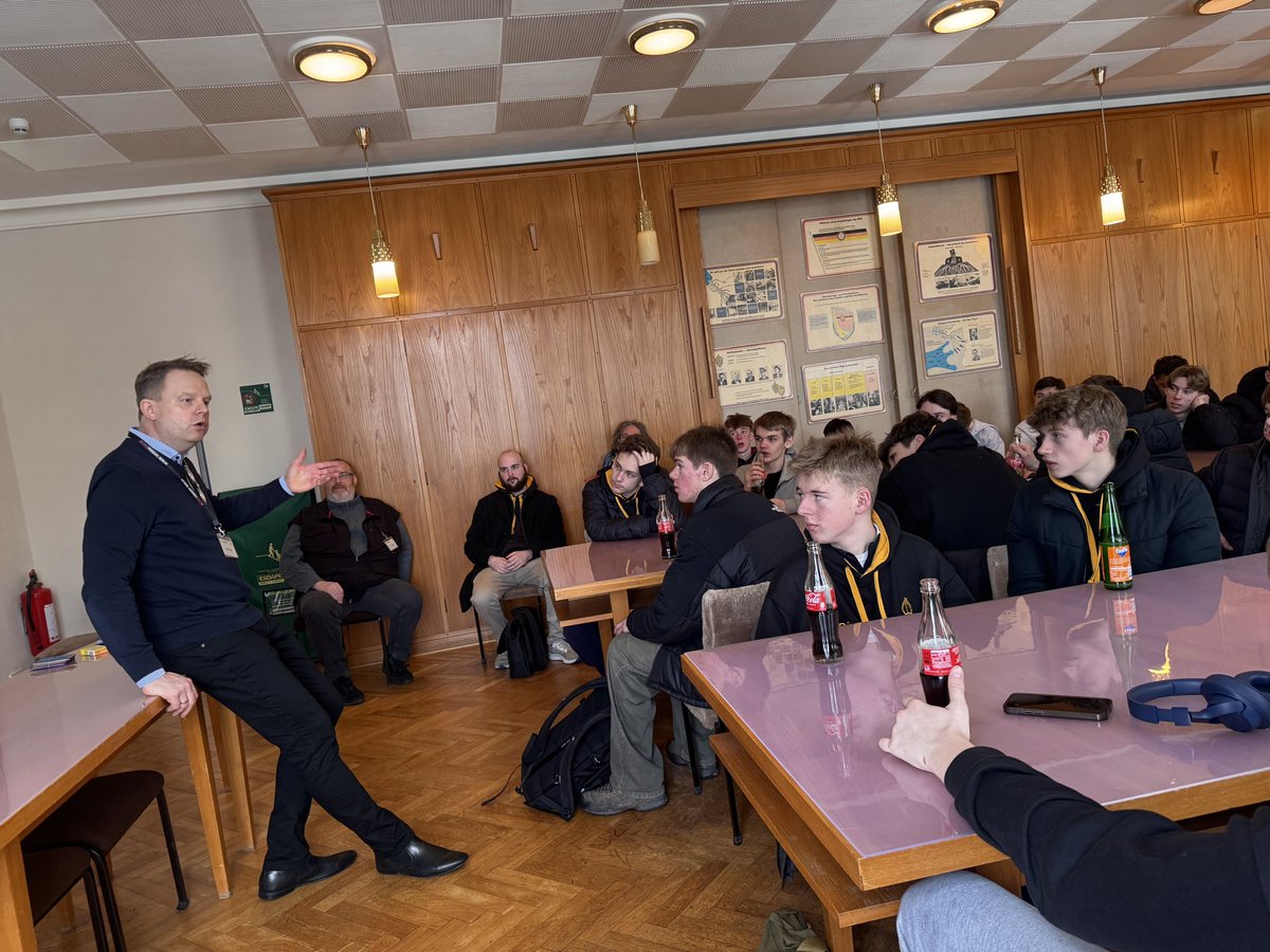 And more Cold War intrigue at the Stasi Museum, once home to the notorious secret police of the GDR. After a tour of the offices, all preserved in their original condition, boys heard a real survivor’s testimony and were able to ask questions about life in communist East Germany.