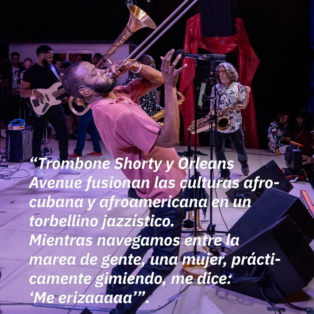 magazineampm's tweet photo. 🎶🔥 Cuatro noches de funk, jazz y timba hicieron de Getting Funky in Havana 2025 una experiencia inolvidable. Desde Los Van Van hasta Trombone Shorty, la Habana vibró al ritmo del groove. ¿Te imaginas la energía? 🕺💃

🧵👇 https://t.co/0UoWWjrtW2
