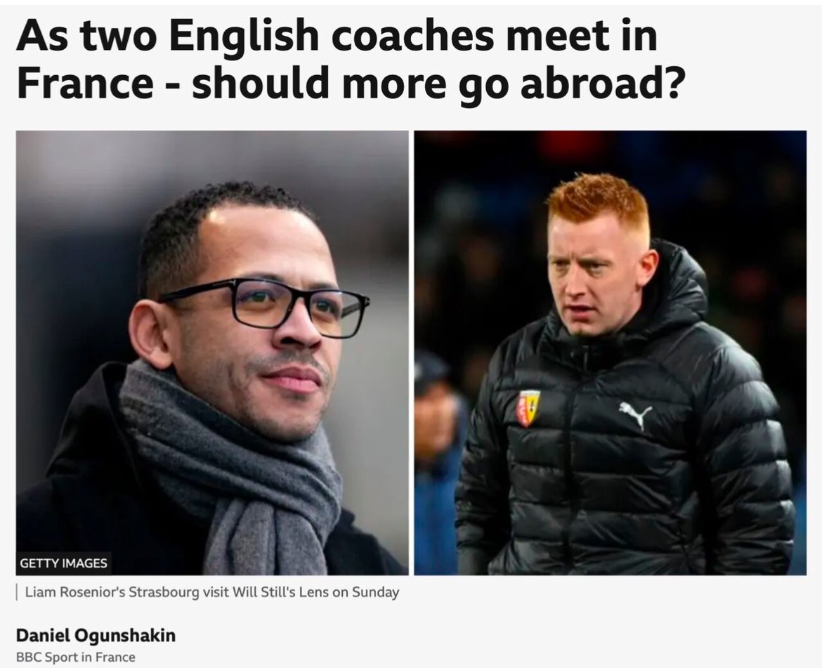 Coaching is a unique journey- it'd be great to see more coaches spending time abroad &amp; teams pushing coaching exchanges. 

Your best young coaches experiencing contrasting tactics, learning from others &amp; adapting skills?

= resilience, adaptability, confidence &amp; growth.